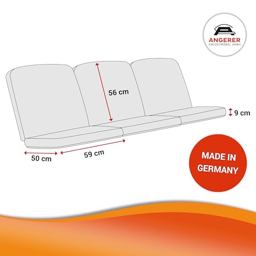 Cojín para balancín de jardín de 3 plazas beige Angerer Comfort 3