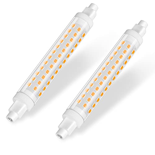 Karyoosi Bombilla R7S LED 118mm 10W 1050LM, Equivalente J118 R7S 100W Halógena, Blanca Cálida 3000K, CA 220-240V, No Regulable, 360 Grados, 2 Unidades