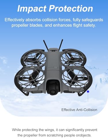Propeller Guard Compatible with DJI Neo 2 – Plastic Anti-Collision Guard,Propeller Protection Cover Compatible with DJI Neo2 Accessories,Durable,Shockproof,Lightweight[Black] — 사진 2