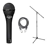Audix OM-2 Dynamic Vocal Microphone OM2 Instrument With Stand and Cable