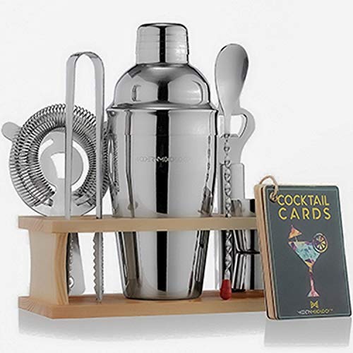 Mixology Bartender Kit with Stand | Bar Set Cocktail Shaker Set for Drink
