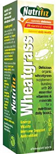 Nutrifiz Adult Wheatgrass Effervescent Lemon Flavour 10 Tablets