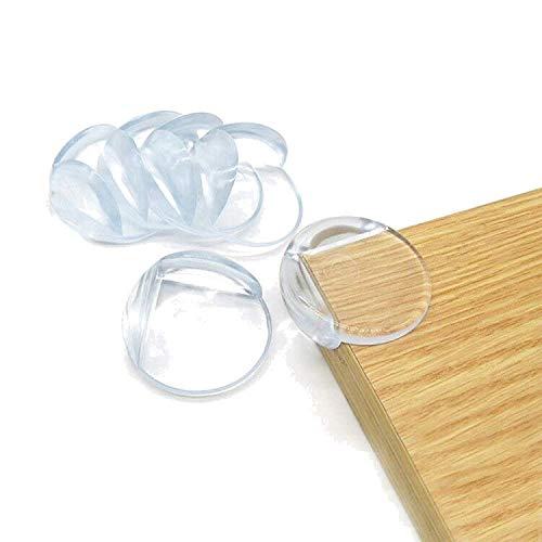 20 Piezas Protectores de Esquinas para Bebes y Niños, Ainolan Transparente Suave Protectores de esquina de mesa para bebés y niños