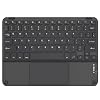BoxWave Keyboard Compatible with Munisosa A25 Ultra - SlimKeys Bluetooth Keyboard with Trackpad, Portable Slim TouchPad - Jet Black
