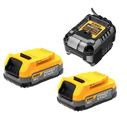 Image of DEWALT DCB1102E2-GB 2Ah 18V Power Tool Battery Pack x2 and GB Charger (Type G)