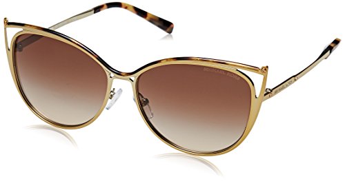 Michael Kors INA MK1020 Sunglasses 116313-56 - Tokyo Tortoise/gold-tone Frame, MK1020-116313-56