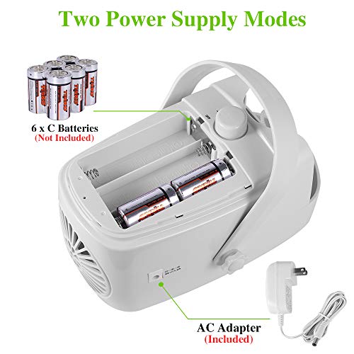 Easycel Bubble Machine, Automatic Bubble Blower Machine, Portable Bubble Maker For Outdoor And Indoor Use, Powered By Plug-In Or Batteries With Two Speed Modes (White) #TOP4