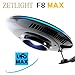 Meki Acua Zetlight UFO F8 Max 96W Smart LED Aquarium Light for Freshwater Planted Tank WRGB Full Spectrum APP Control with Sunrise Sunset Mode (F8 Max Light Only)