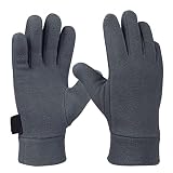 DIGJOBK Kletterhandschuhe Unisex-Winter-Fleece-Handschuh, Warmer Ski-Snowboard-Handschuh...