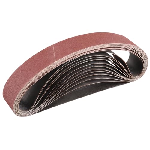 STEBRUAM Sanding Belt 50 x 686 mm,12PCS 120 Grit