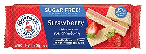 Voortman Sugar Free Wafers Variety Pack | Chocolate, Strawberry, Vanilla | 3 Pack