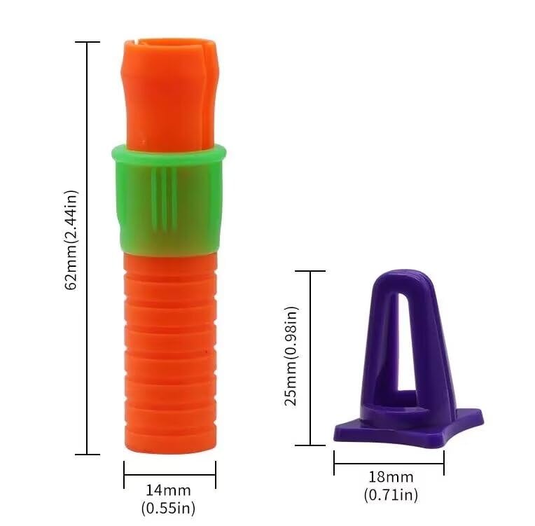 15Pcs Oil Pastel Extender Metal Holder Crayon Holder Tool Extender Plastic Drawing Crayon Cap Crayon Pen Cap