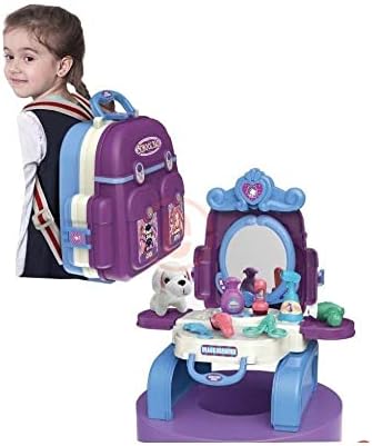 Brinquedo mochila penteadeira banho e tosa pet baby style