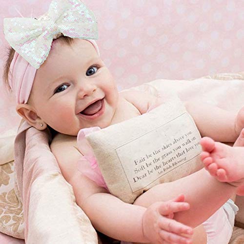Céllot Baby Girls Headbands Glitter Fesival 5 Inch Hair Bows Headbands For Newborn Infant Toddler Photographic Set Of 15 #TOP7