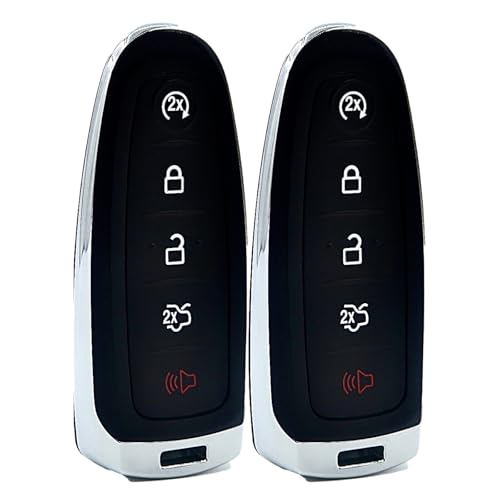 Lezhey Key Fob Replacement Fits for Ford 2013-2018 C-max Energi 2016 Escape Titanium 2012-2017 Focus BEV Electric 2013 2014 Smart Car Keyless Entry Remote Control Start Key Fob FCC ID:M3N5WY8609 2Pcs