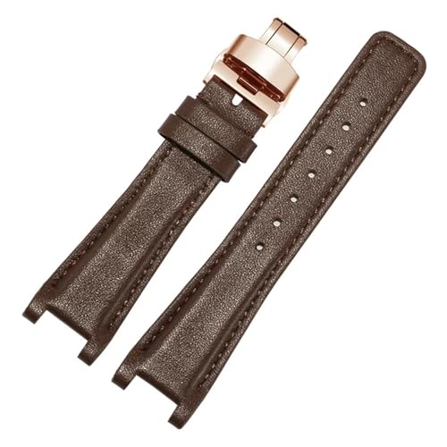 Bracelet cuir montre YA1332 concave remplacez votre ancien bracelet usé en cuir de vache