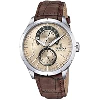 Festina Reloj Analógico para Hombre de Cuarzo con Correa en Cuero F16573/9