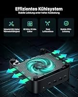 ACEMAGIC M1 Mini PC, AMD Ryzen 7 7735HS (8C/16T, bis 4,75GHz), 24GB LPDDR5 5500 MT/s 512GB NVMe SSD Win 11 Pro Mini Computer, AMD Radeon 680M, 4K Triple Display, USB-C,WiFi6 für Büro & Home Office – Ansicht 6