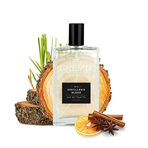 Cremo Distiller's Blend (Reserve Collection) Cologne Spray, A Combination Of Kentucky Bourbon, Smoked Vetiver And American Oak, 3.4 Fl Oz #TOP7