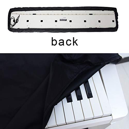 nuosen Piano Keyboard Cover，61 Key Digital Piano Dust Cover Yamaha Keyboard Cover with Drawstring Locking Clasp for Electronic Keyboard, Casio, Roland, Consoles - Image 3