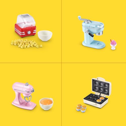 Mini Brands Really Works Magic Cook Kitchen Kapsel Serie 1 (Popcorn-Maschine) von ZURU, Miniatur funktionierende Küchengeräte, Nicht essbare Sammel-Überraschung für Kinder ab 3 Jahren