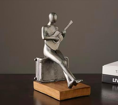 Rekeell Modern Retro Abstract Musician Sculpture, Contemporary Home Decor，2 Styles