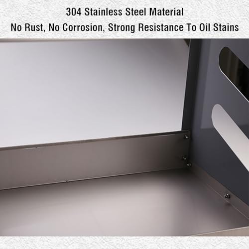 Organizador de armario abatible, sistema de estantes de almacenamiento de cocina abatible resistente, ahorra espacio, adecuado para armarios de cocina, bar, cafetería y salas de almacenamiento