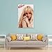 ErnZi Sabrina Carpenter Poster Singer Signature Canvas Posters for Room Aesthetic Decor GiftsUnframe-style 12x18inch(30x45cm)