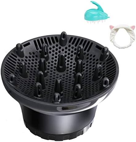 Hair Diffuser Universal Hair Diffuser Attachment Hair Dryer Diffuser for Fine Thick Curly Wave and Frizzy Hair Professional Salon Tool Suitable for 1.4-inch to 2.6-inch Blow Dryer