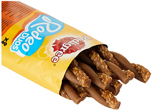 Pedigree Mega Box - Hunde-Leckerchen Multipack mit 24 Rodeo Duos Hühner- und Speckgeschmack und 4 Jumbone Rind- und Geflügelgeschmack, 780 g.