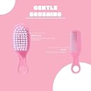 Zephorus Portable Manicure Grooming Kit for New Born Baby 8 in 1 Healthcare Accessories Set to Keep Infants & Toddlers Clean|Perfect Nursery Gift with Nail, Hair, Ear Grooming Tools for Kids (Pink) gallery image