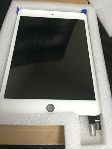 LCD Display Digitizer Touch Screen Panel Lens Assembly for iPad Mini 4 A1538 A1550 (White)