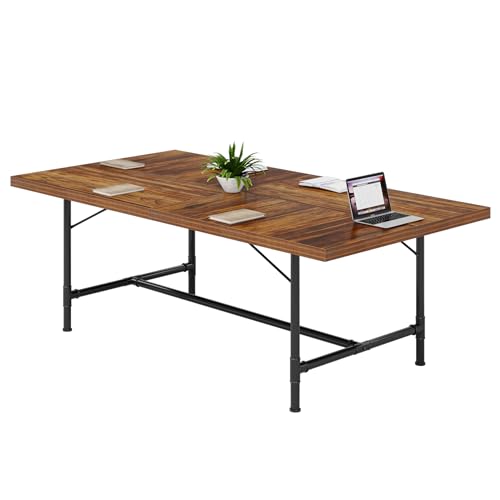 6FT Conference Table, Rectangle 70.8″ W x 35.4″ D Meeting Table, Seminar Table for Office Conference Room
