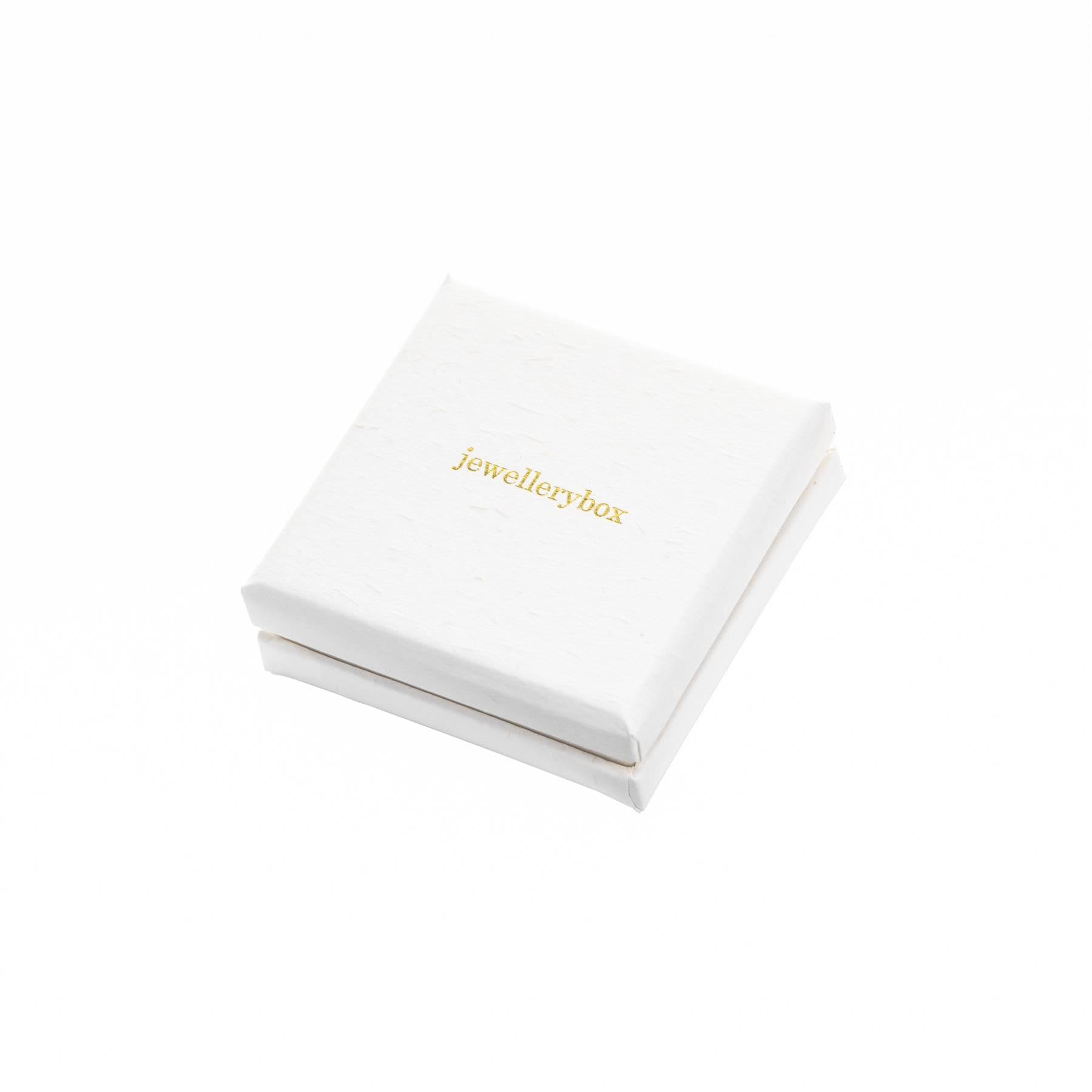 Orecchini a Brochia con Sfera Rotonda di 2mm in Oro Bianco 9kt