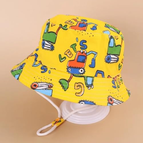 Baby Kids Sun Hat - Toddler Bucket Hats Summer UPF 50+ Sun Protective Beach Hats Wide Brim Outdoor Camping Hat for Boys Girls3