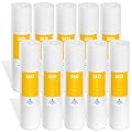 Express Water – 10 Pack Sediment Replacement Filter – Whole House Replacement Water Filter – SED High Capacity Water Filter – 5 Micron Water Filter – 4.5” x 20” inch