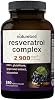 Complejo de Resveratrol NatureBell - 240 cápsulas vegetarianas - Elaborado con Resveratrol, NAD, Glutatión y más - Apoyo al envejecimiento saludable y antioxidante - Bienestar del corazón, cerebro e inmunidad* Cápsula 1 unidad (Paquete de 1) 2