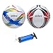 Xcello Sports Soccer Ball Size 3 Assorted Graphics with Pump (Pack of 2)