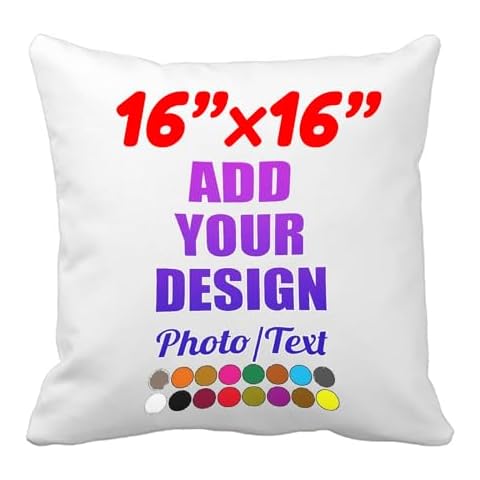 Design Your Own Photo Pillowcase Two-Sides Printed Cushion Covers Custom Cotton Throw Pillow Cases Cover