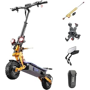 M YUME Electric Scooter (Standard Battery) – 6000W Motor, 50 MPH Top Speed, 60 Mile Range