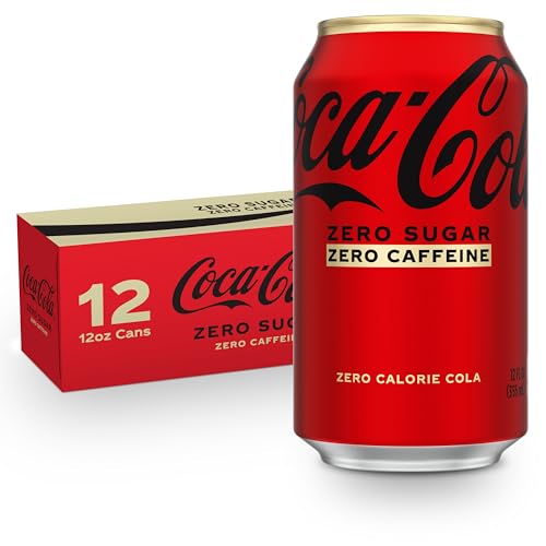 Image of Coca-Cola Zero Caffeine-Free Soda Soft Drink, 12 fl oz, 12 Pack