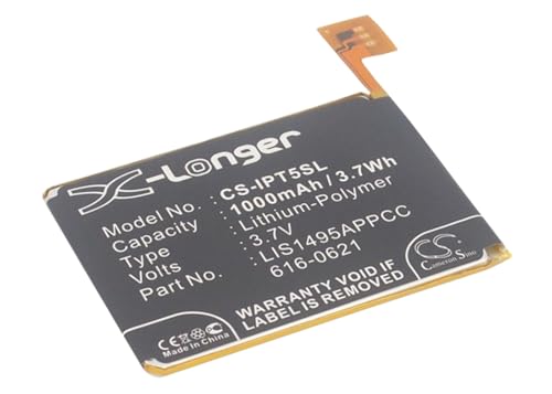 VINTRONS 1000mAh Battery for iPod Touch 5th,