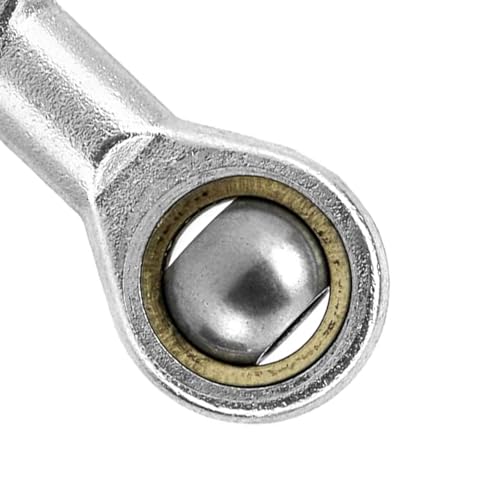 Anhoer 4 Stück Gelenkkopf Gelenklager 6 mm Bohrung M6 x 1,0 Innengewinde Rechtsgewinde Stangenende-Gelenklager selbst-schmierend Gelenkkopflager für Sphärische Gleitstangenenden