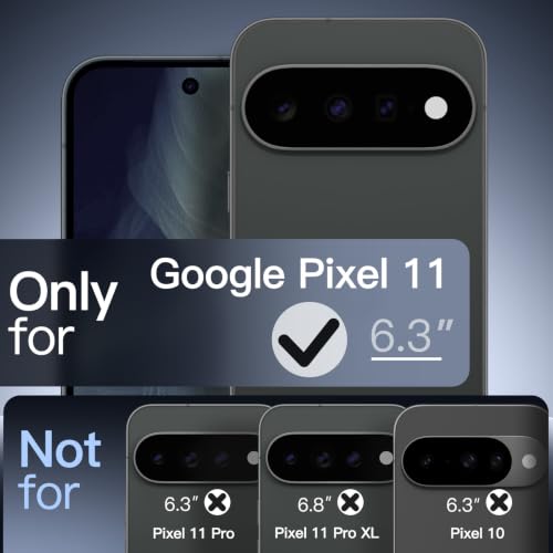 Image of JETech Magnetic Matte Case for Google Pixel 11, Black