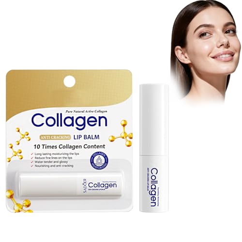 Virecose Bálsamo Labial con Colágeno Stick, Hidratante Labios, Hidrata, Protege, Repara y Suaviza los Labios