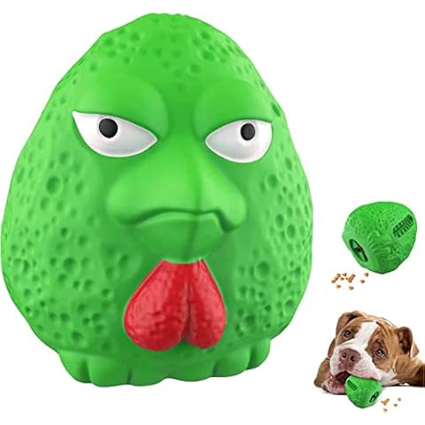 RUXAN Indestructible Dog Toy with Treat Dispenser Cover