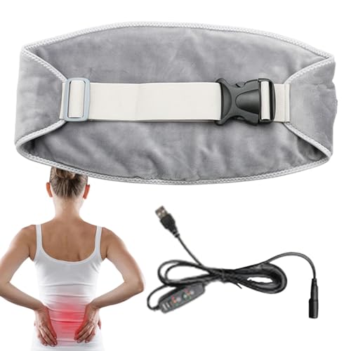 Coussin chauffant crampes portable autonomie prolongée et ceinture électrique rapide