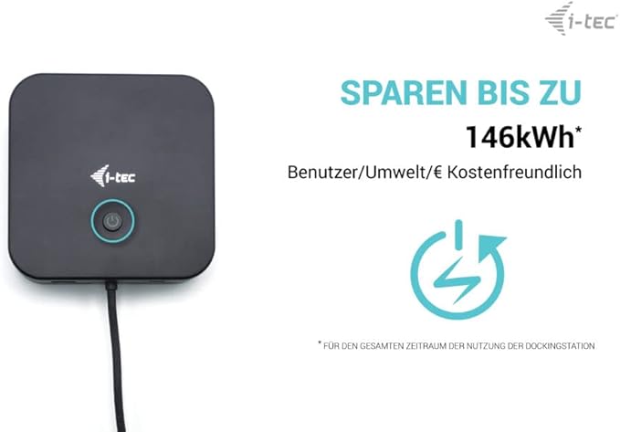 Hub USB-C i-tec con 8 puertos y HDMI, 100W PD miniatura 8