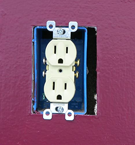 Stepsaver Products USA Made Self-Adhesive Goof Patch Textured Wall Repair Patch Kit for Around Outlets, Light Switches and Other Wall Elements. (1) Pack with 5 Pre-Textured Repair Patches.