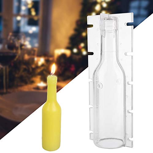 Kerzenform Zum Candle Moulds GieÃen Flasche DIY Silicone Kerzenschimmel Formzucker Silikonhalter Klare Kunststoff Kerze DIY Flaschenförmige Hitzebeständige Wein Flasche Schokolade Hochzeit